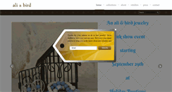Desktop Screenshot of aliandbird.com